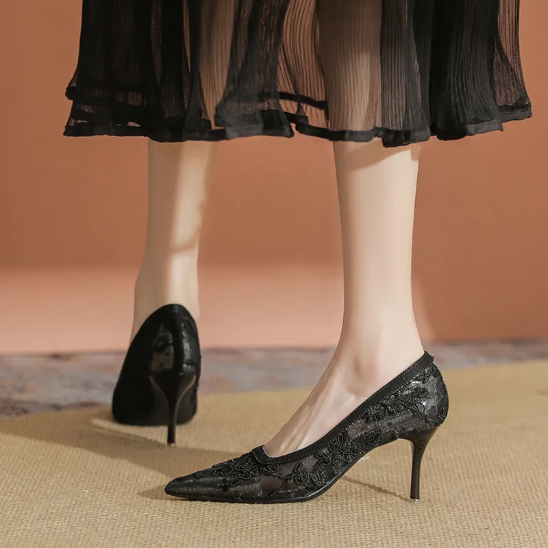 KATHRYN WILSON Slim Heel High Heels 8cm Women's-9