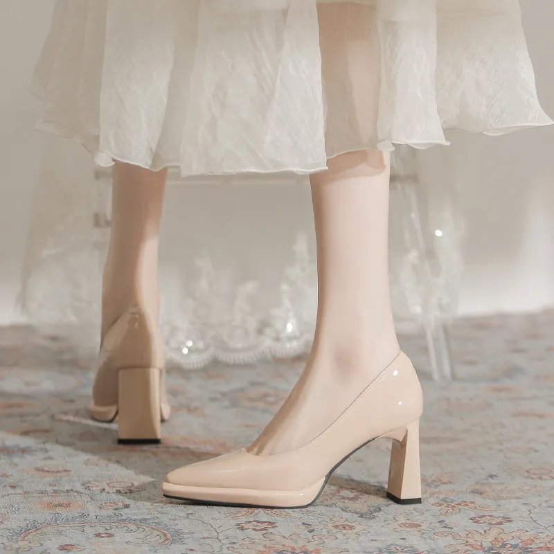 KATHRYN WILSON Chunky Heel High Heels Women's-9