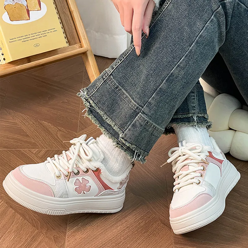 KATHRYN WILSON Anti Slip Wear Resistant Low Top Skateboard Shoes Women's-11
