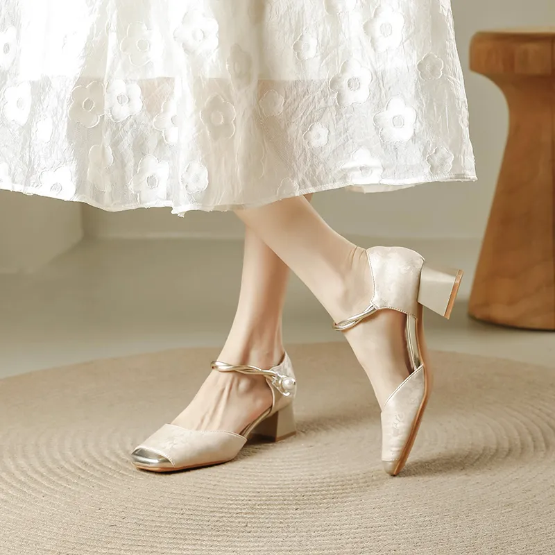 KATHRYN WILSON Chunky Heel High Heels 5cm Women's-10