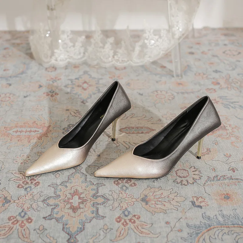 KATHRYN WILSON Slim Heel High Heels 7cm Women's-10