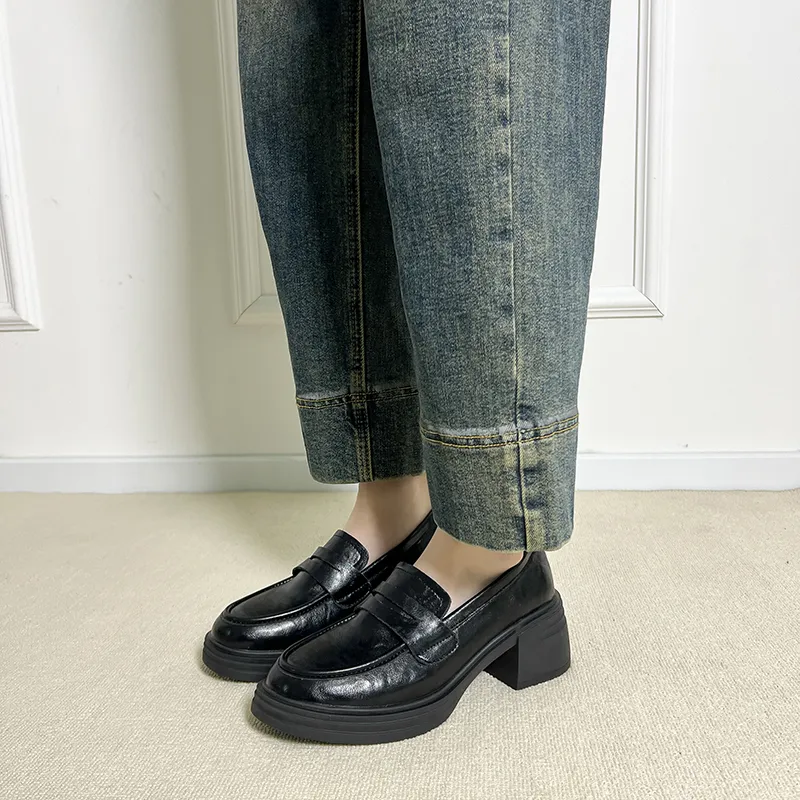 KATHRYN WILSON Loafers Women's Black-6