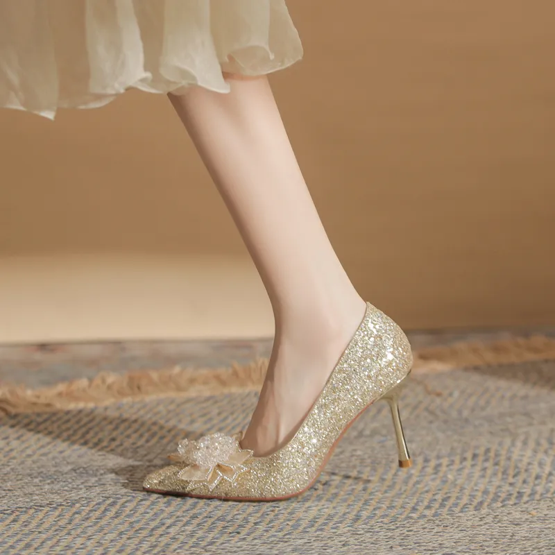 KATHRYN WILSON Slim Heel High Heels 8cm Women's-10