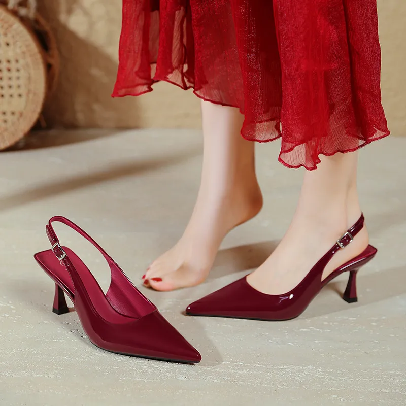 KATHRYN WILSON Slim Heel High Heels Women's-6