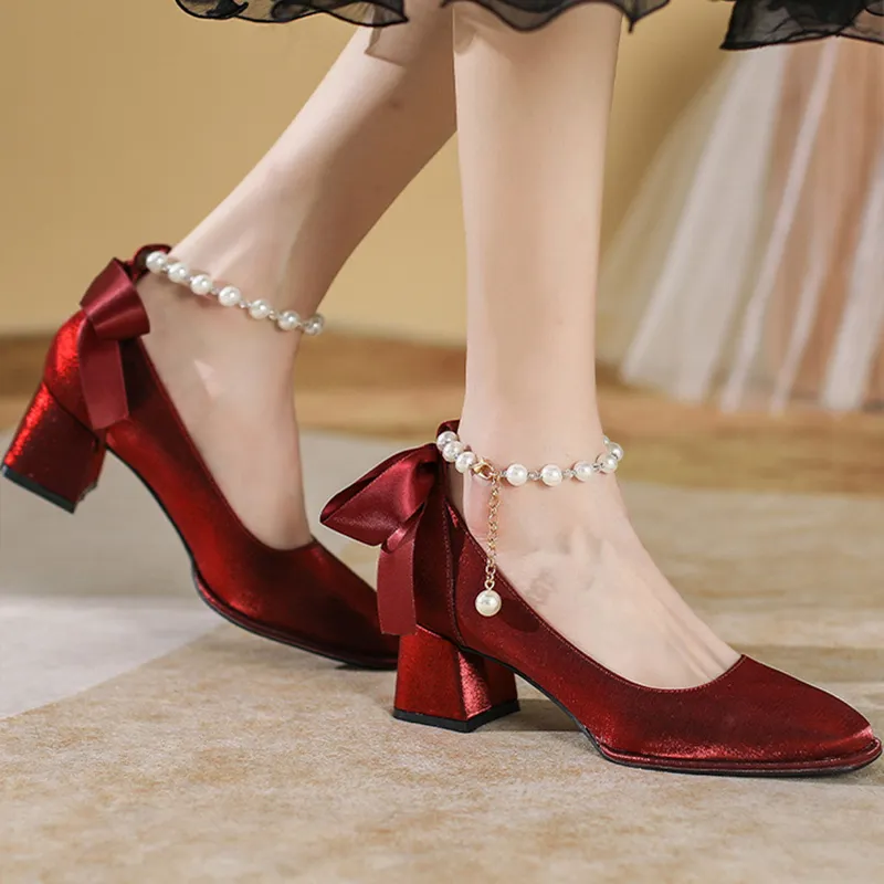 KATHRYN WILSON Chunky Heel High Heels 5cm Women's-10