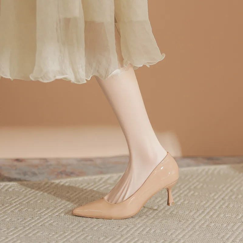 KATHRYN WILSON Slim Heel High Heels Women's Nude-6