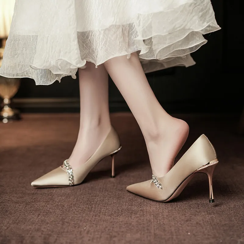 KATHRYN WILSON Slim Heel High Heels Women's-8