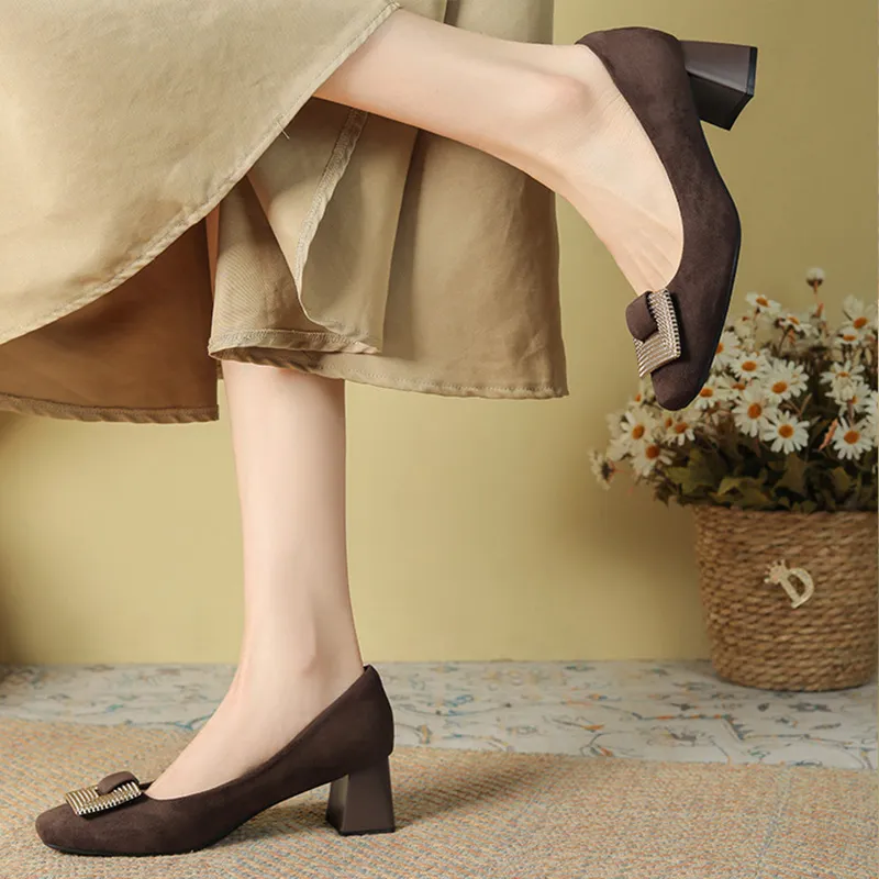 KATHRYN WILSON Chunky Heel High Heels 5cm Women's-9