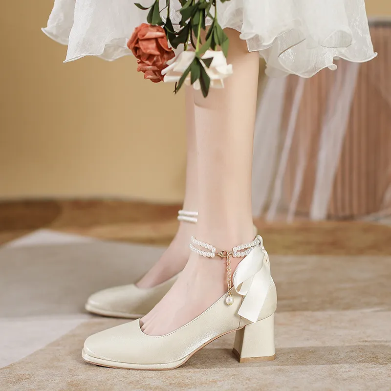 KATHRYN WILSON Chunky Heel High Heels 5cm Women's-3