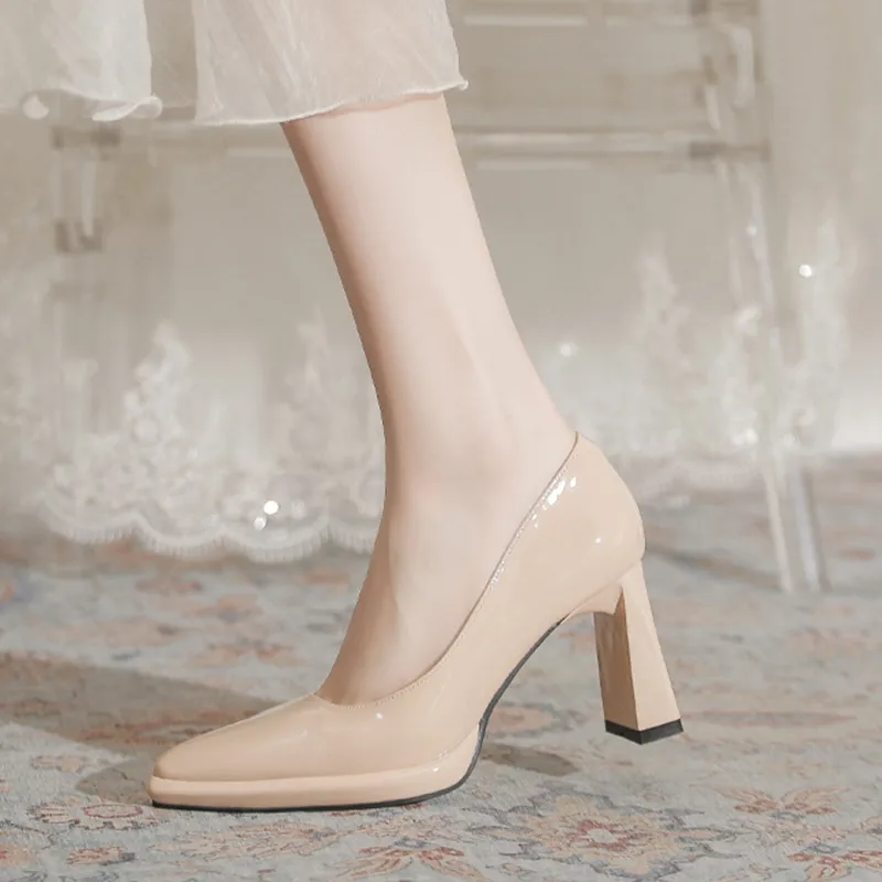 KATHRYN WILSON Chunky Heel High Heels Women's-12