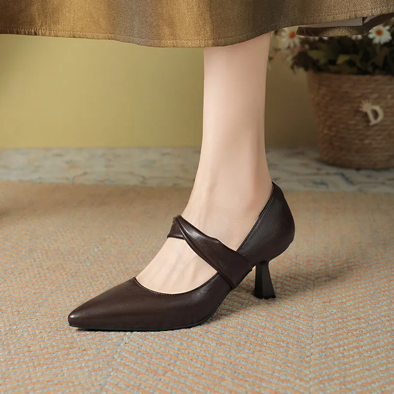 KATHRYN WILSON Slim Heel High Heels 6cm Women's-9
