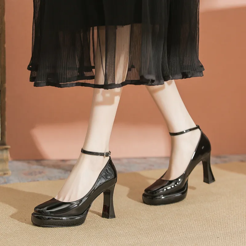KATHRYN WILSON Spool Heel High Heels 9cm Women's-3