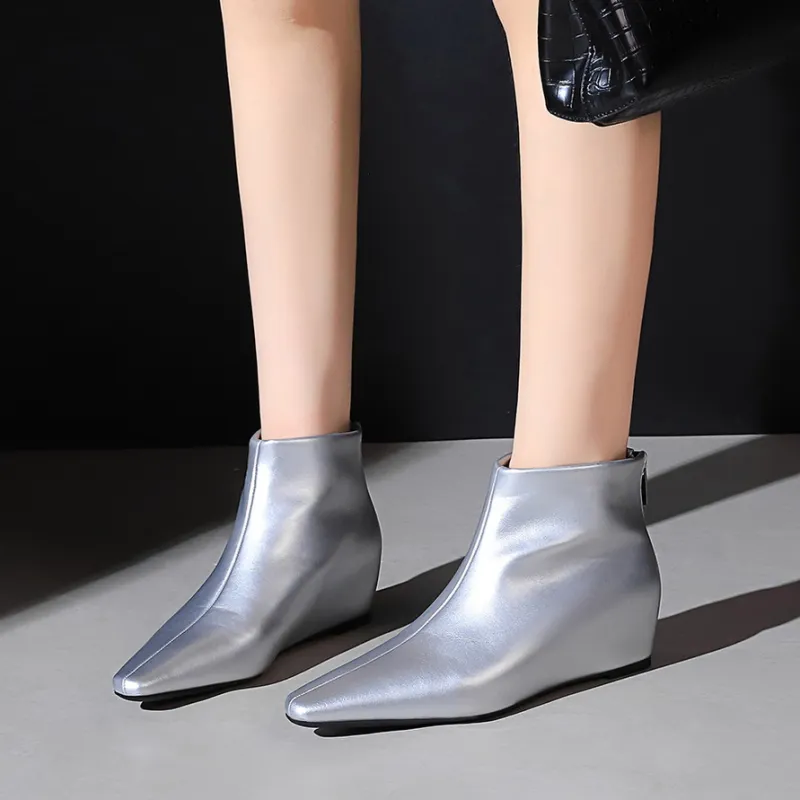 KATHRYN WILSON Ankle Boots 5cm Women's-8