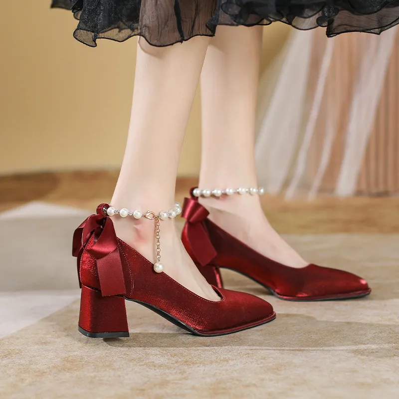 KATHRYN WILSON Chunky Heel High Heels 5cm Women's-9