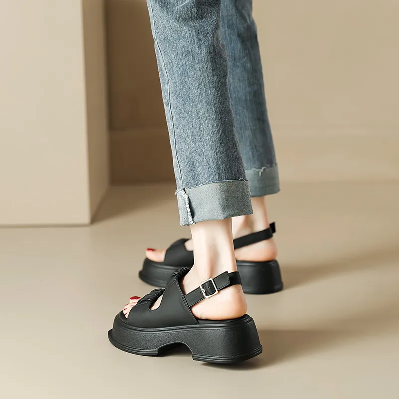 KATHRYN WILSON One Strap Sandals Women's-4