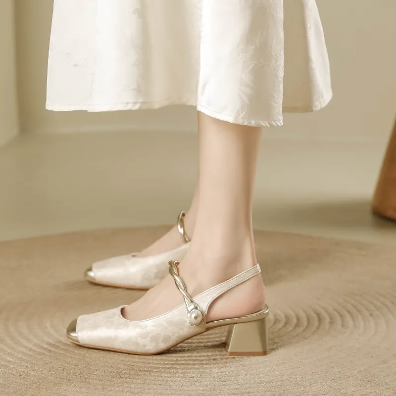 KATHRYN WILSON Chunky Heel High Heels Women's-3