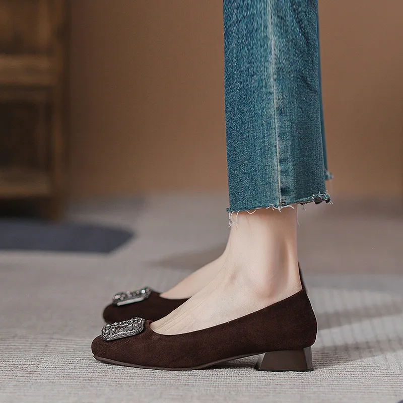 KATHRYN WILSON Chunky Heel High Heels 3cm Women's-7