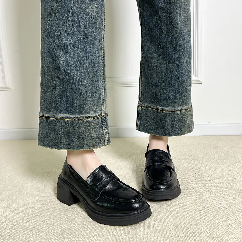 KATHRYN WILSON Loafers Women's Black-7