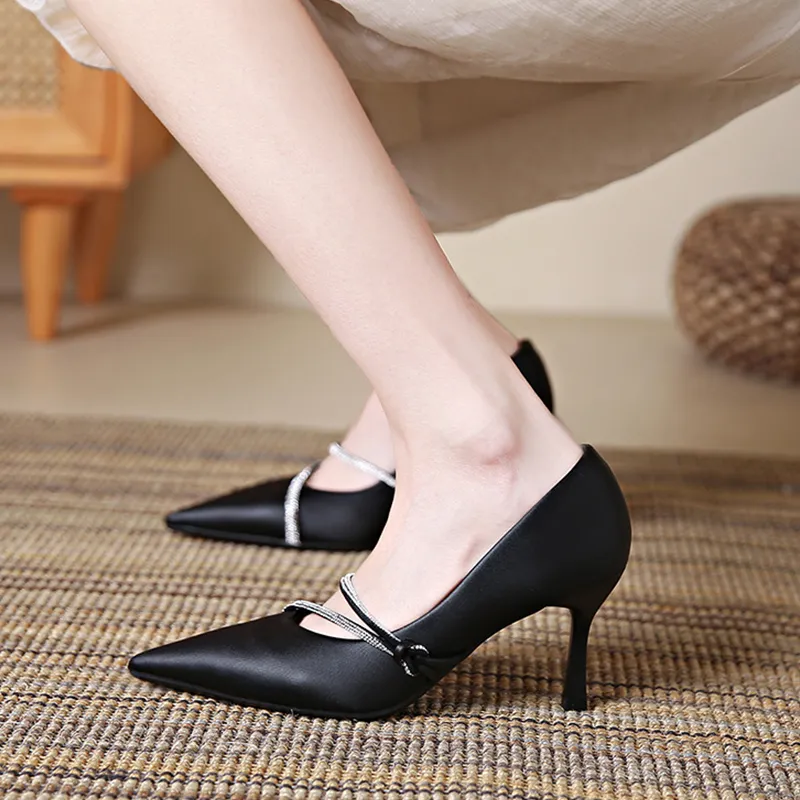KATHRYN WILSON Slim Heel High Heels 7cm Women's-9