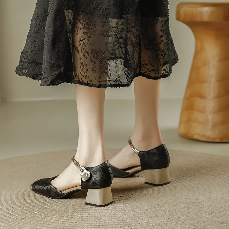 KATHRYN WILSON Chunky Heel High Heels 5cm Women's-2