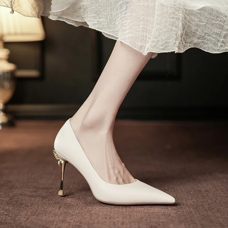 KATHRYN WILSON Slim Heel High Heels 8.5cm Women's-9