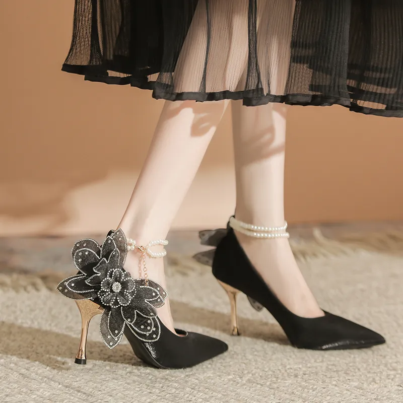 KATHRYN WILSON Slim Heel High Heels 6.5cm Women's-11