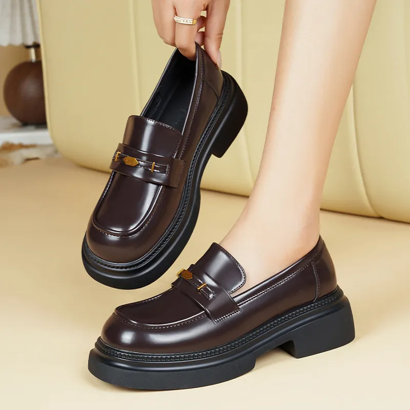 KATHRYN WILSON Loafers Women's Dark Brown/Black-13