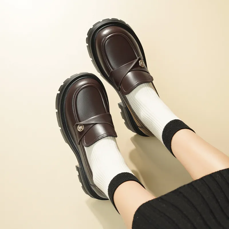 KATHRYN WILSON Loafers Women's Brown/Black-9