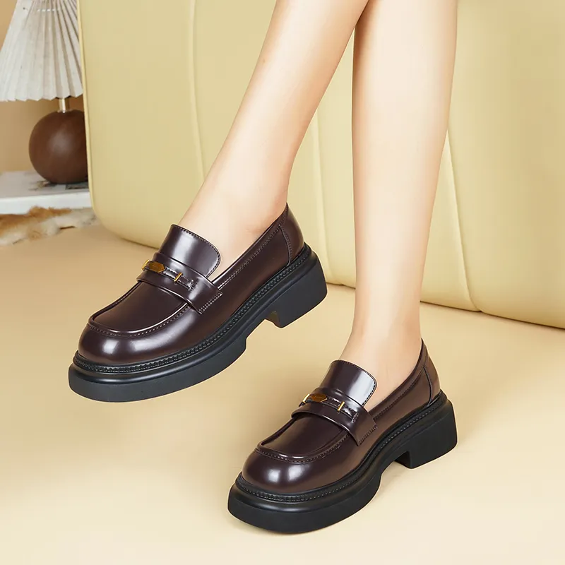 KATHRYN WILSON Loafers Women's Dark Brown/Black-3