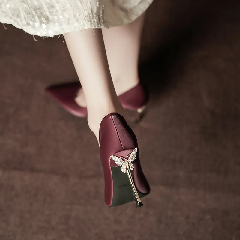 KATHRYN WILSON Slim Heel High Heels 8.5cm Women's-16