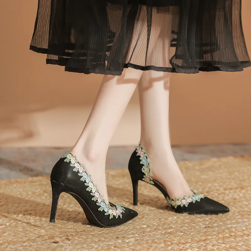 KATHRYN WILSON Slim Heel High Heels Women's-9
