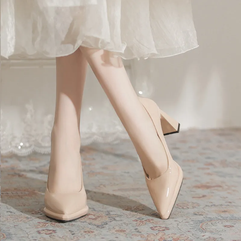 KATHRYN WILSON Chunky Heel High Heels Women's-11