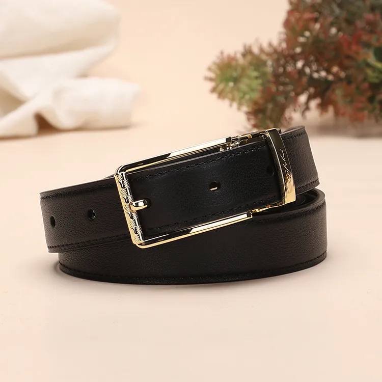 Satchi Cow Leather Leather Belts Women's Black/Earth Yellow Width: 2.4cm-5