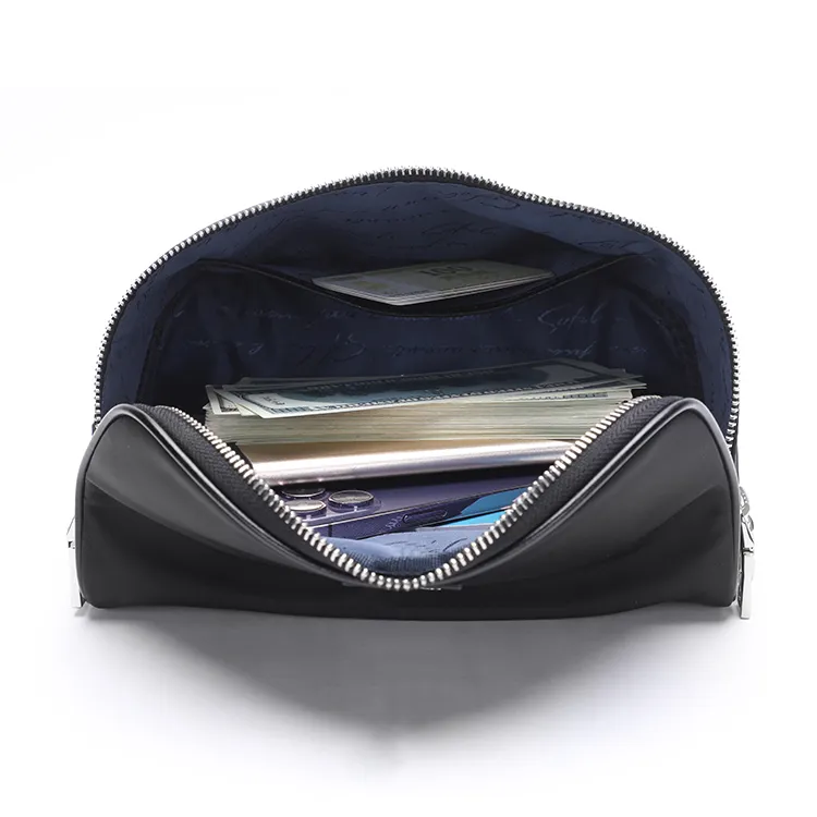 Satchi Fabric Shoulder Bag Regular Men's Black-5