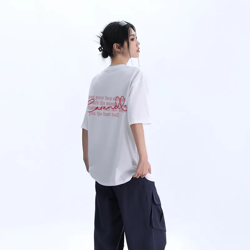 Caramella Drop Shoulder Sleeve T Shirt Women's-3