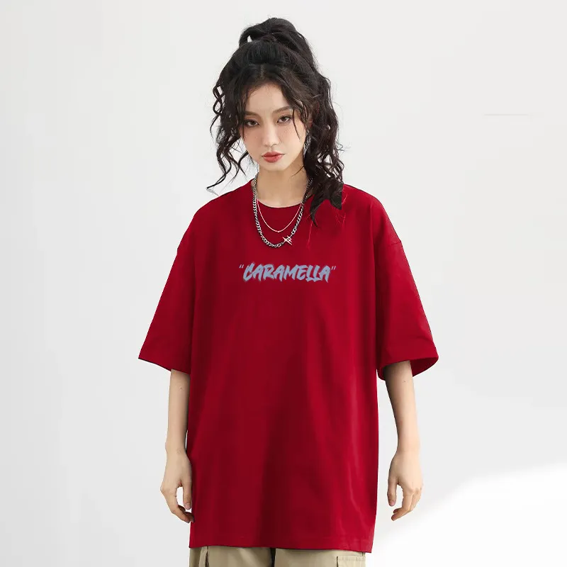 Caramella Drop Shoulder Sleeve T Shirt Women's-15