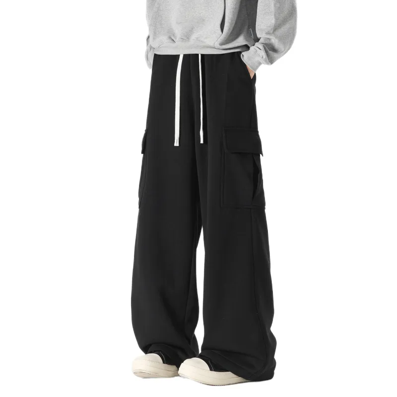 Caramella Casual Pants Unisex White Heather Gray-4