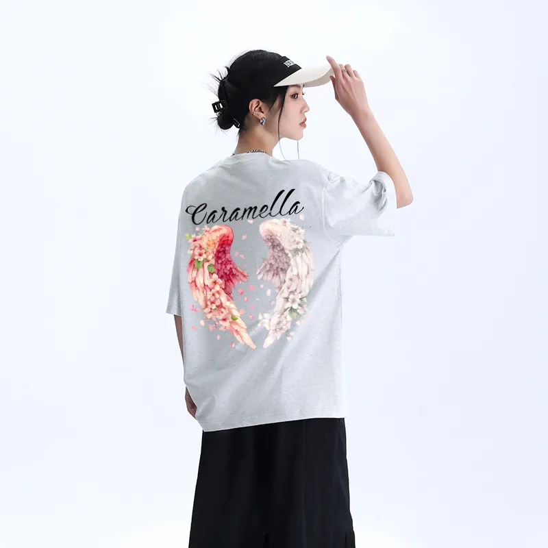 Caramella Drop Shoulder Sleeve T Shirt Women's-7