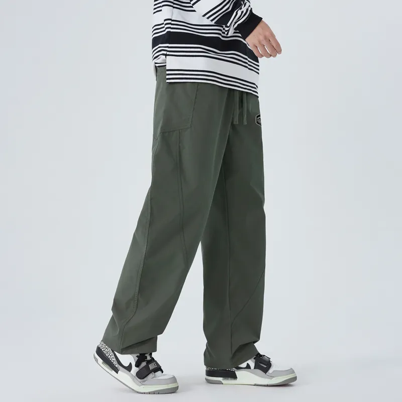 Caramella Casual Pants Unisex Black-12