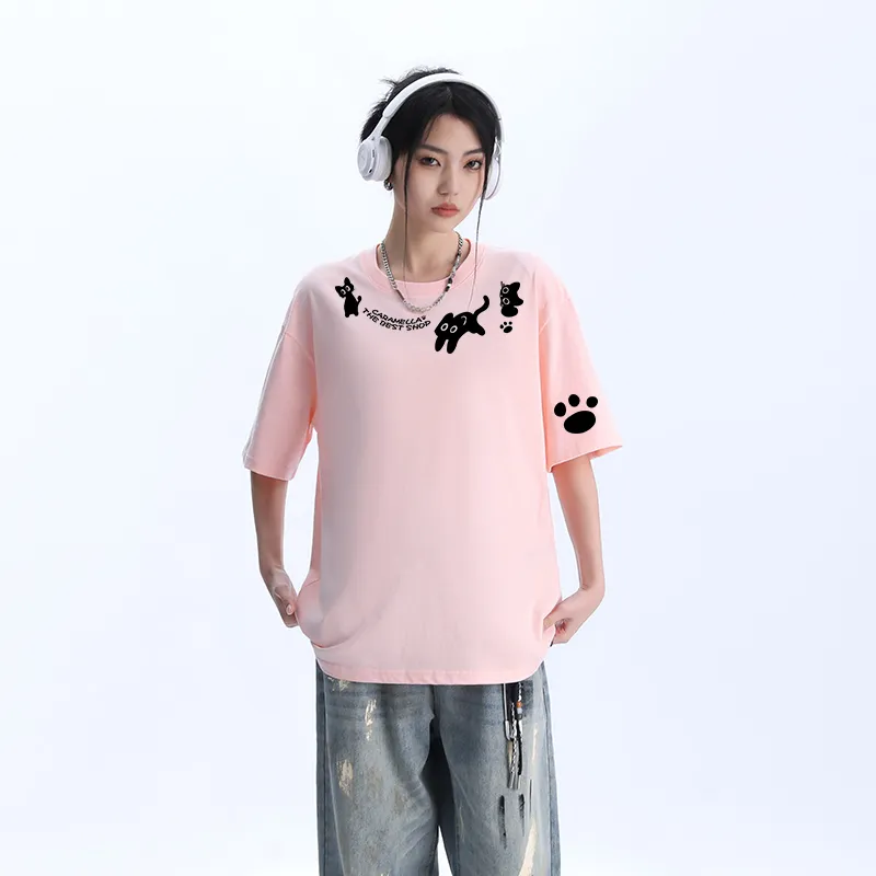 Caramella Drop Shoulder Sleeve T Shirt Women's-18