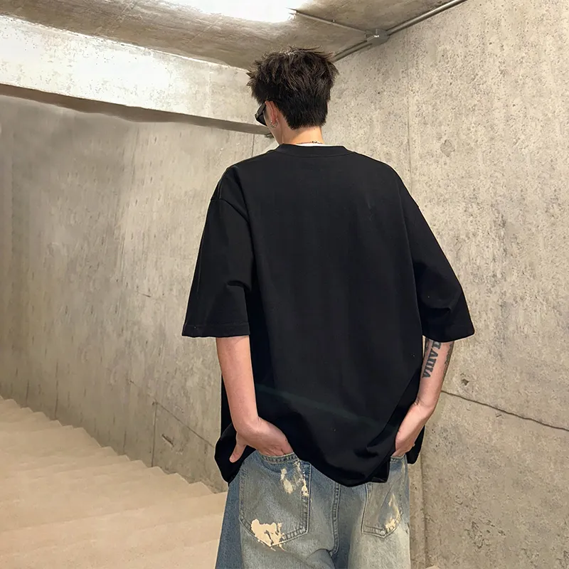 Caramella Drop Shoulder Sleeve T Shirt Unisex-5