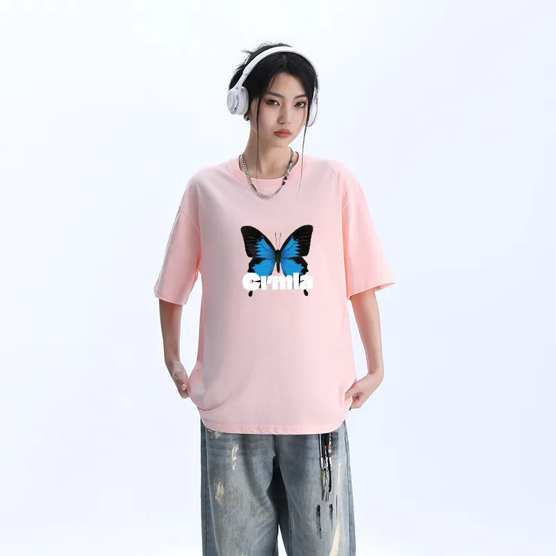 Caramella Drop Shoulder Sleeve T Shirt Unisex-8
