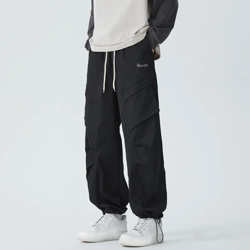 Caramella Cargo Pants Unisex Black-4