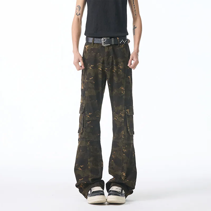 Caramella Casual Pants Unisex Camouflage-1