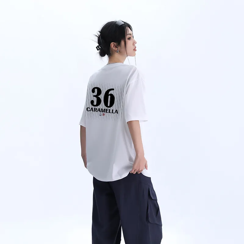 Caramella Drop Shoulder Sleeve T Shirt Women's-3