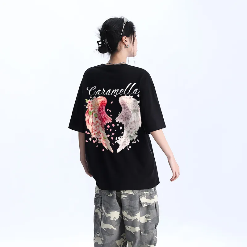 Caramella Drop Shoulder Sleeve T Shirt Women's-11