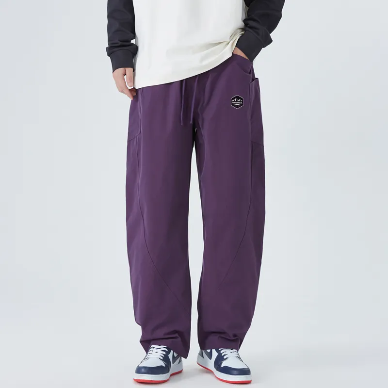 Caramella Casual Pants Unisex Black-16