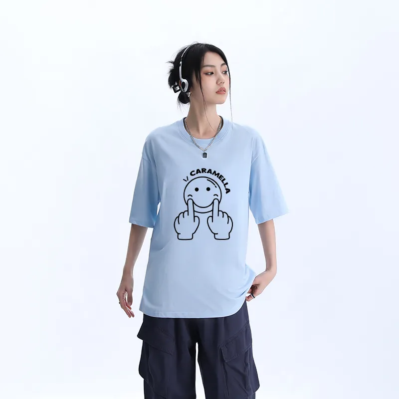 Caramella Drop Shoulder Sleeve T Shirt Women's-26