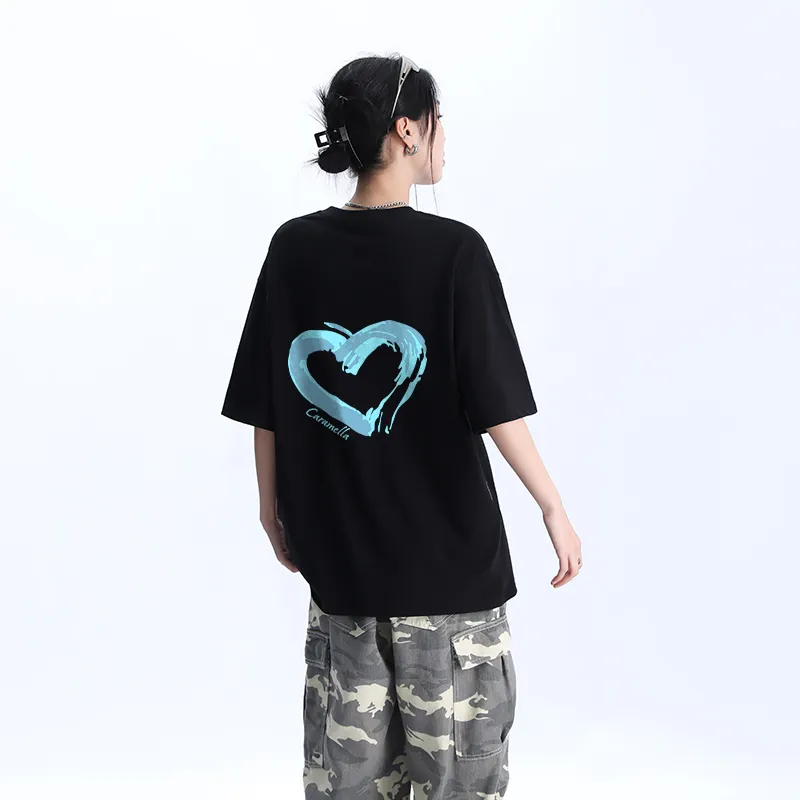 Caramella Drop Shoulder Sleeve T Shirt Women's-39