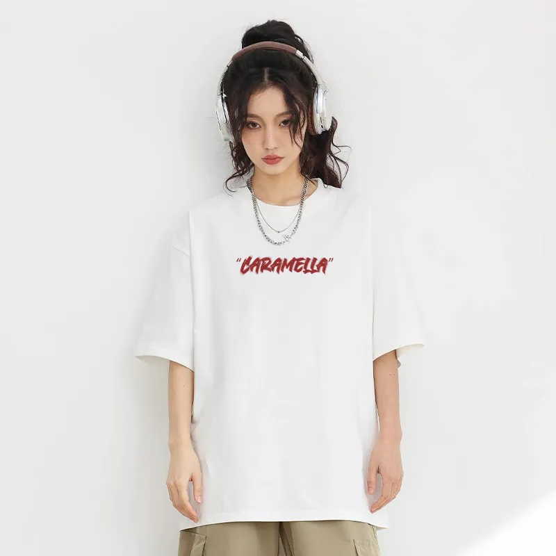 Caramella Drop Shoulder Sleeve T Shirt Women's-3